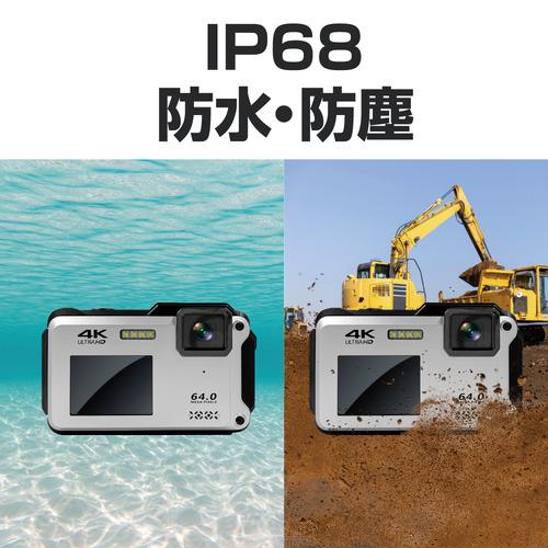 Bluemake TT-WD1300 防水コンパクトデジタルカメラ 防塵 耐衝撃