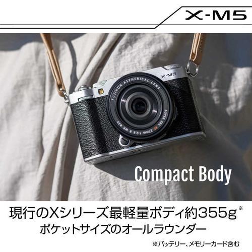 富士フイルム FX-M5 XC15-45mmレンズキット ミラーレス一眼カメラ
