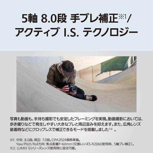 パナソニック DC-S1M2M デジタル一眼カメラ レンズキット LUMIX 部分積層型CMOSセンサー採用の画像