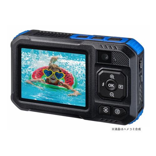 最新【極美品】Kenko デジタルカメラ KC-WD2000 防水・防塵 ケンコー KC-WD2000 防水デジタルカメラ 防塵・耐衝撃性能 2100万画素