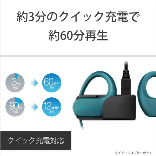 ソニー NW-WS413-BM ウォークマン Wシリーズ 4GB ブラック｜yamada-denki｜07