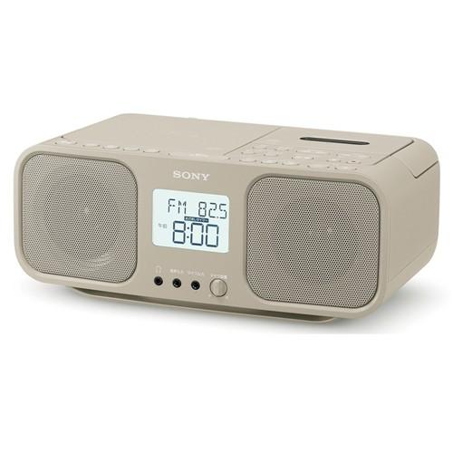 ソニー CFD-S401-TI ワイドFM対応 爆買い新作 季節のおすすめ商品 CDラジオカセットレコーダー ベージュ