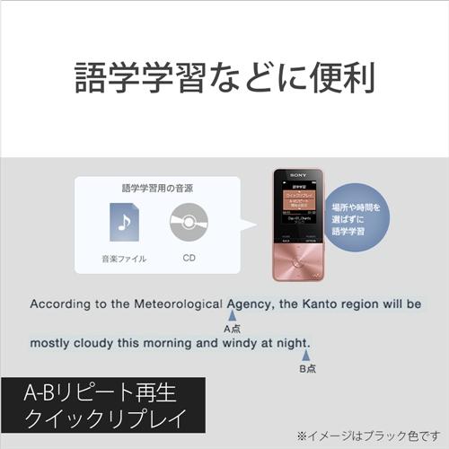 WALKMAN ソニー NW-S313-PI ウォークマン Sシリーズ[メモリー WALKMAN ソニー NW-S313-PI ウォークマン Sシリーズ[メモリー