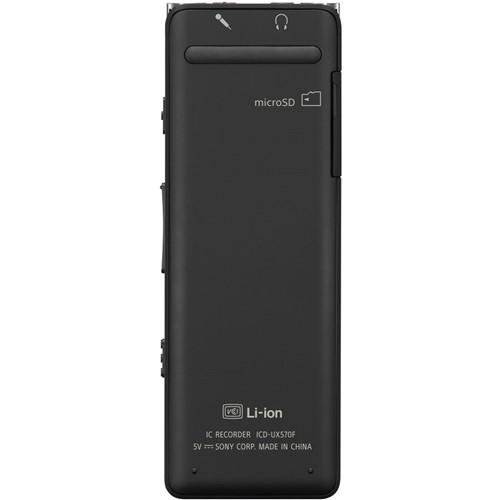 ソニー ICD-UX570F BC ICレコーダー 4GBメモリー内蔵 ブラック ソニー ICD-UX570F BC ICレコーダー 4GBメモリー内蔵 ブラック
