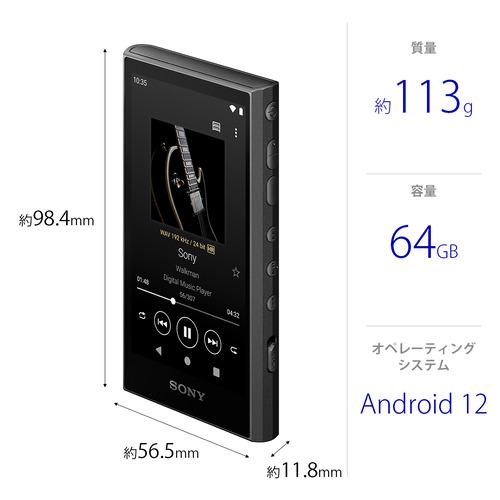 推奨品】ソニー NW-A307 B ウォークマン ハイレゾ音源対応 WALKMAN 