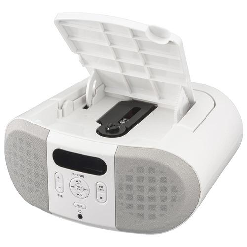オーム電機 RCR-230N CDラジオ ステレオスピーカー搭載 2電源対応