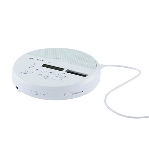 東芝 AX-CP50(W) ポータブルCDプレイヤー ステレオスピーカー搭載