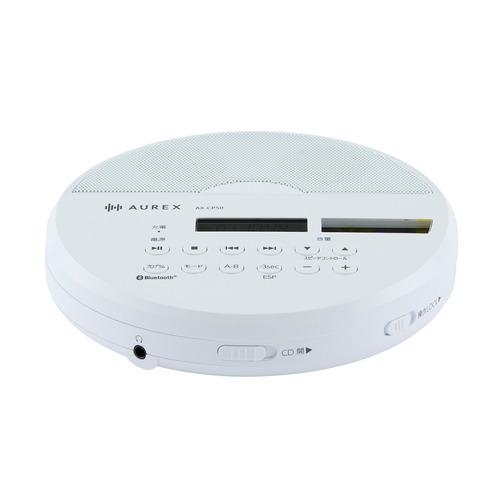 東芝 AX-CP50(W) ポータブルCDプレイヤー ステレオスピーカー搭載
