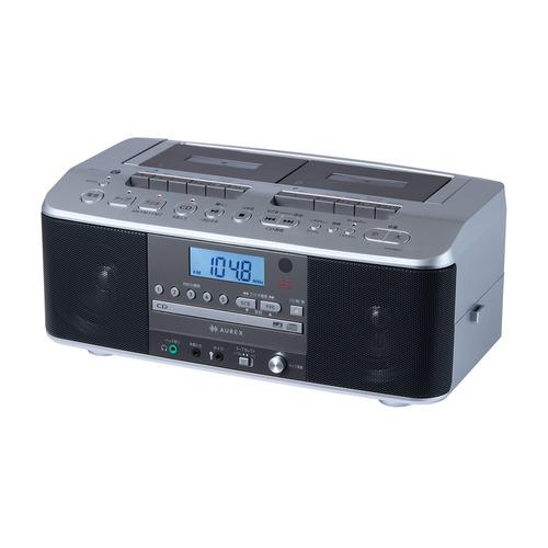 東芝 AX-KCRW70(S) CDラジカセ ワイドFM対応 カラオケ機能搭載