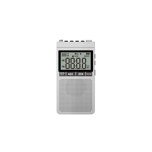 meishin NSDR57SL AM／FMハンディデジタルラジオ ワイドFM対応 500mW