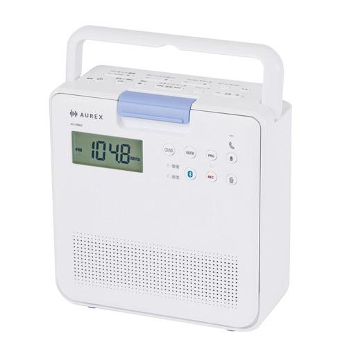東芝 AX-CRB60(W) CDラジオ AUREX スリープタイマー機能搭載 3WAY電源