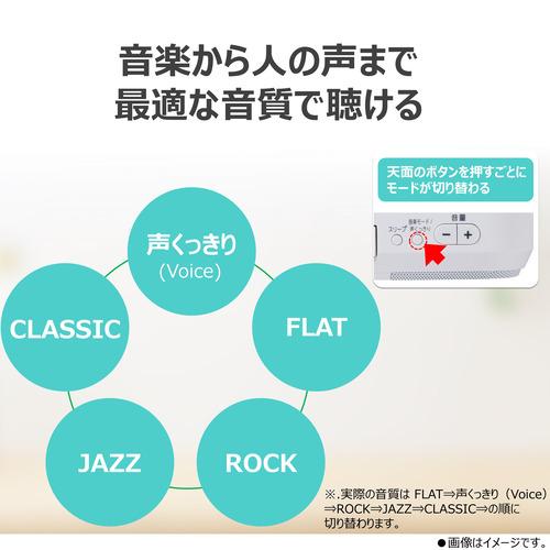 東芝 AX-KCR60(W) CDラジカセ CDイントロ選曲機能搭載 声くっきり機能