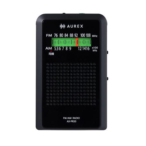 東芝 AX-PR20(K) ダイヤル式ポケットラジオ デジタルチューナー搭載