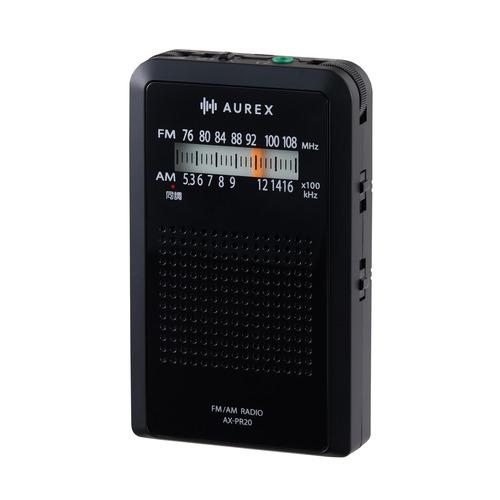 東芝 AX-PR20(K) ダイヤル式ポケットラジオ デジタルチューナー搭載