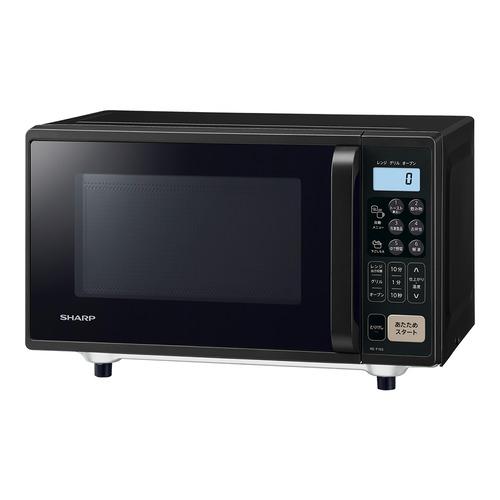 シャープ RE-F165-B オーブンレンジ コンパクト設計 16L ブラック