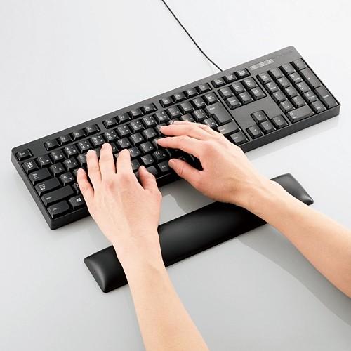 エレコム MOH-FTPBK 疲労軽減パームレスト「FITTIO」 ブラック|yamada-denki|03