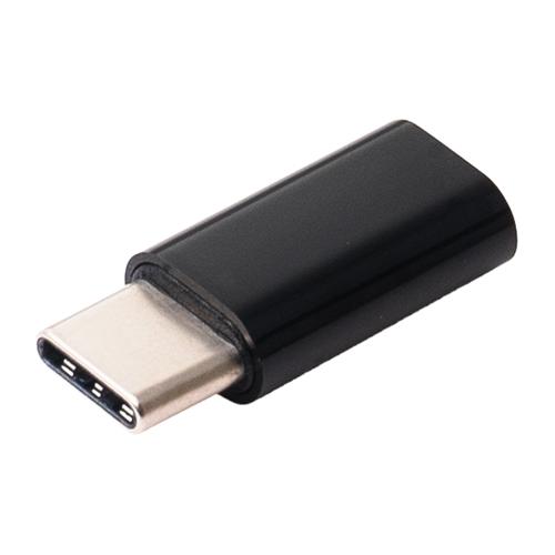 ミヨシ USA-MCC USB2.0 microB、USB Type-C変換アダプタ   ブラック734円