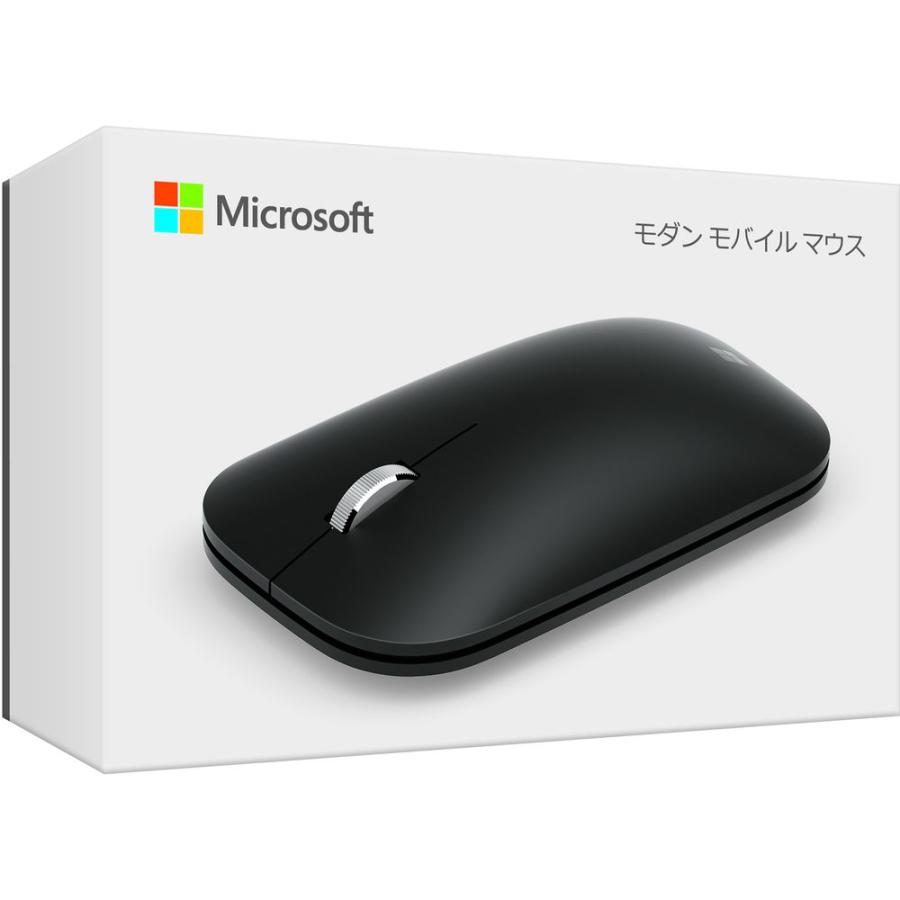 マウス 新到着 マイクロソフト Bluetooth 無線 ワイヤレス Modern 公式通販 Mouse Black Mobile 型番：KTF-00007 軽量で持ち運びやすいデザイン