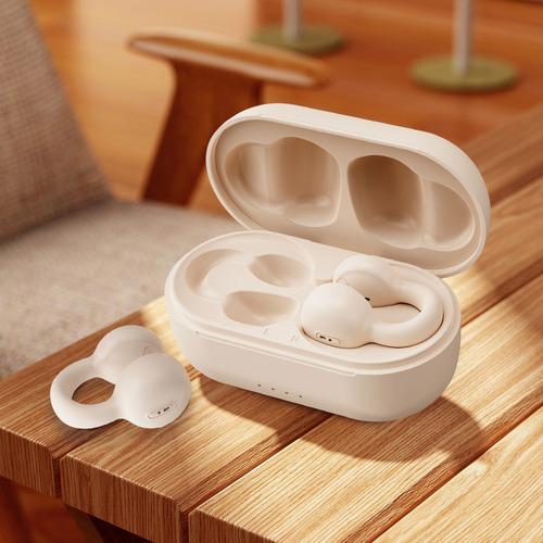 KING LUCKY i20 ベージュ OPENEAR 完全ワイヤレスイヤホン 左右分離