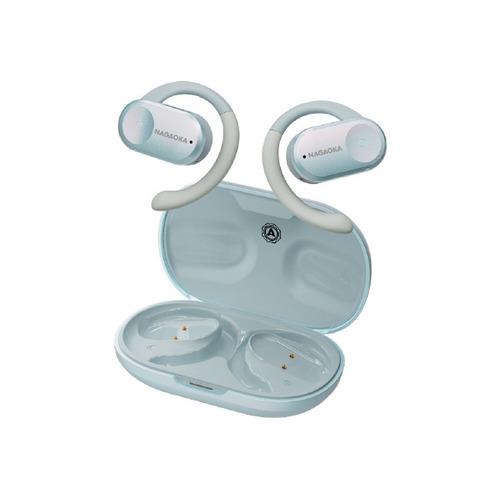 ナガオカ BT832OWSPBL オープンイヤー型完全ワイヤレスイヤホン IPX5