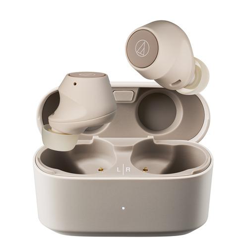audio-technica ATH-CKS30TW+ ベージュ オーディオテクニカ ATH-CKS30TW+ BG ワイヤレスイヤホン 左右分離