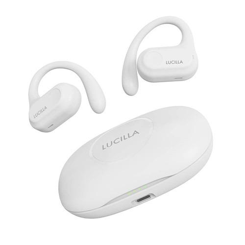 LUCILLA TWSOP01WH フルワイヤレスイヤホン オープンイヤータイプ 左右
