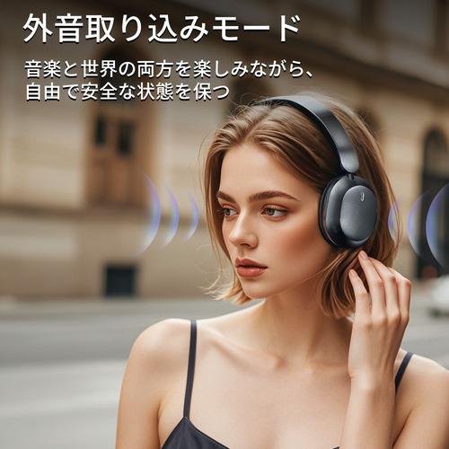 KINGLUCKY B900BK Bluetoothヘッドホン ノイズキャンセリング対応