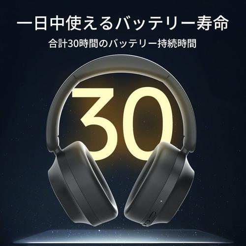 KINGLUCKY B900BK Bluetoothヘッドホン ノイズキャンセリング対応