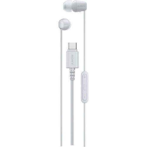 ソニー IER-EX15C W カナル型イヤホン USB type-C接続 5mmドライバー