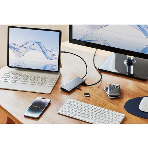 Belkin ベルキン INC009btSGY CONNECT USB-C 6-IN-1 マルチメディア