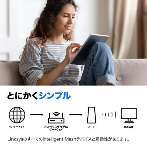 LINKSYS MX2002-JP AX3000 Wi-Fi6 デュアルバンド メッシュルーター 2個パック MX2002JP_8