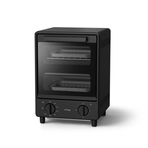 A-Stage OT01A-BK 爆速リベイクトースター 2段式オーブントースター ブラックの画像
