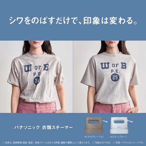 パナソニック NI-FS60C-H 衣類スチーマー ハンガーショット機能搭載 大