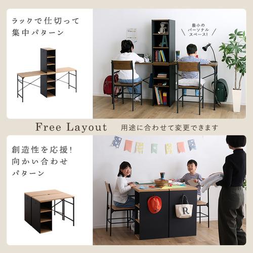 ホームテイスト TWV-9090--SBO ヴィンテージツインデスク 90×90糎 シャビーオーク