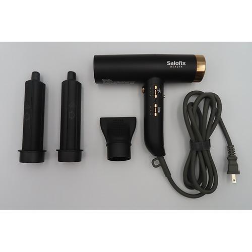 富士商 F21202 SALOFIX BEAUTY ヘアドライヤー＆カーラー ブラック