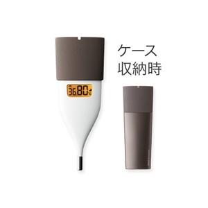 オムロン MC-652LC-BW 婦人用電子体温計 ブラウン | オムロン