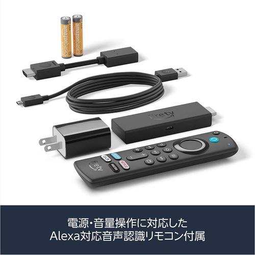 【台数限定】Amazon B09JFLJTZG Fire TV Stick 4K Max - Alexa対応音声認識リモコン(第3世代)付属 ストリーミングメディアプレーヤー Fire TV ブラック｜yamada-denki｜04