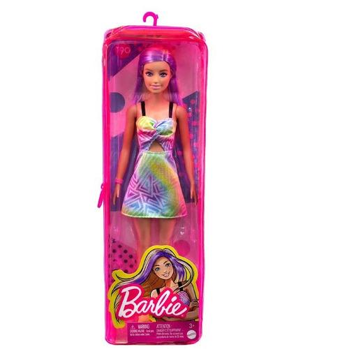 マテル バービー ファッショニスタ パープルロングヘア : ヤマダデンキ