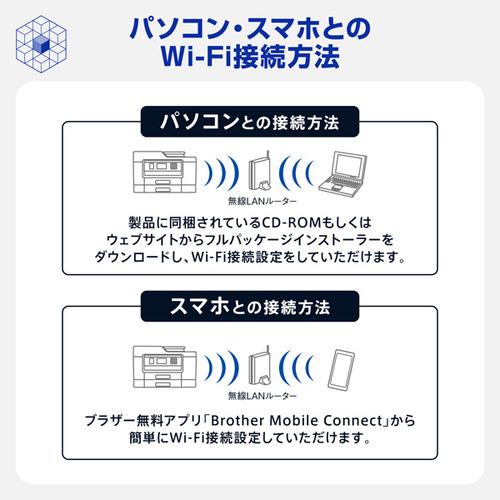 ブラザー MFC-J7510CDW プリンター A3インクジェット複合機 コピー プリント スキャン FAX 自動両面印刷 Wi-Fi Windows Mac対応の画像