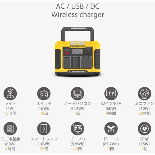 コンピューケース・ジャパン AD350Y ポータブル電源 Togopower 346wh