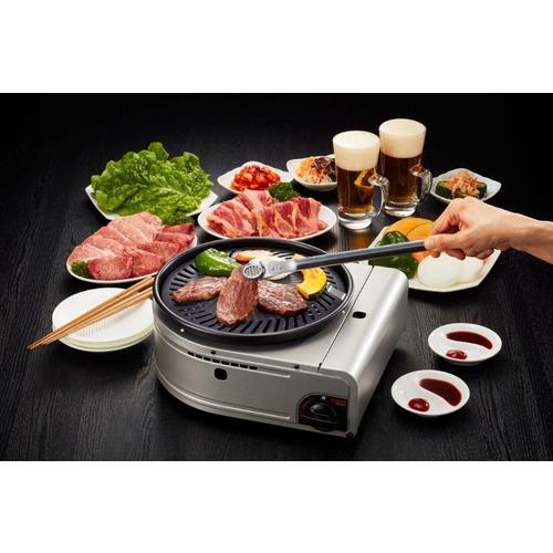【ヤマダデンキ】イワタニ CB-SLG-2 カセットガス スモークレス 焼肉グリル 「やきまるII」 カセットフー シルバー・ブラック|yamada-denki|03