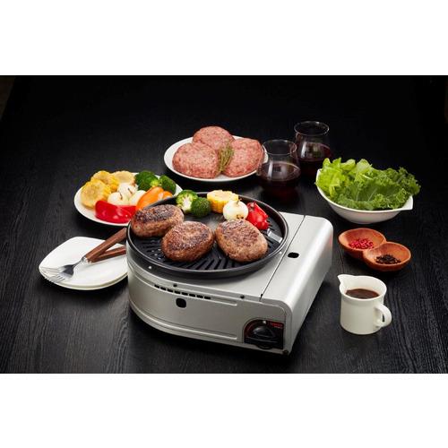 【ヤマダデンキ】イワタニ CB-SLG-2 カセットガス スモークレス 焼肉グリル 「やきまるII」 カセットフー シルバー・ブラック|yamada-denki|04