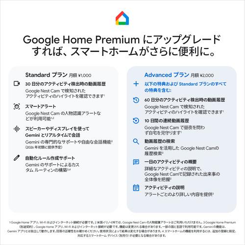 Google GA09973-JP セキュリティカメラ Nest Cam Indoor Snow