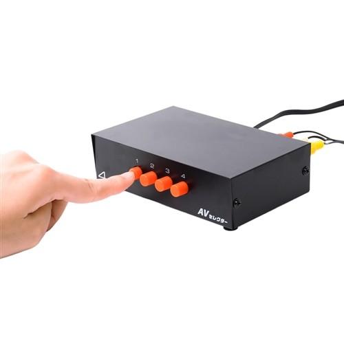 ミヨシ RCS-01／BK 4入力／1出力 AVセレクター : ヤマダデンキ Yahoo