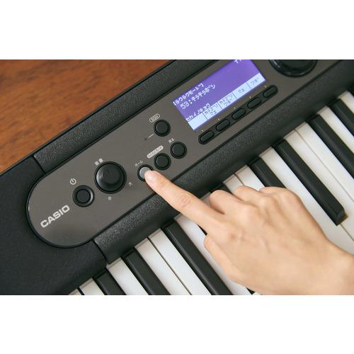 カシオ計算機 LK-540BK 光ナビゲーションキーボード 200曲内蔵 61鍵