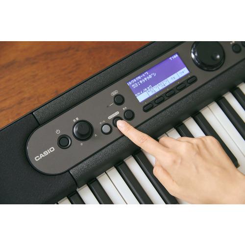 カシオ計算機 LK-540BK 光ナビゲーションキーボード 200曲内蔵 61鍵