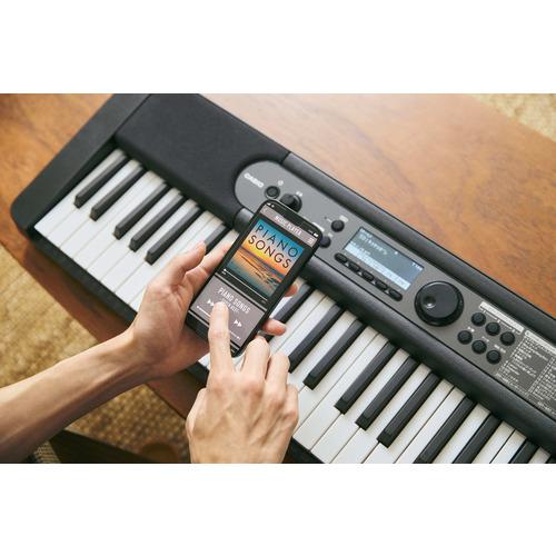 カシオ計算機 LK-540BK 光ナビゲーションキーボード 200曲内蔵 61鍵