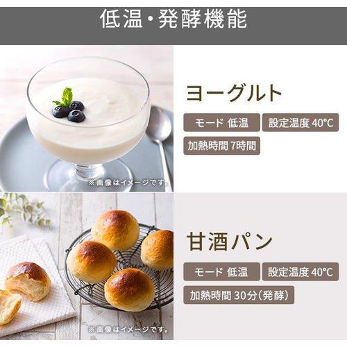 TESCOM TSF61A-H 低温コンベクションオーブン TESCOM スレートグレーの画像