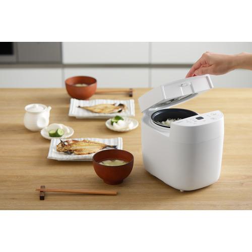 ツインバード RM-4547W マイコン炊飯ジャー 1.5合炊き ホワイト