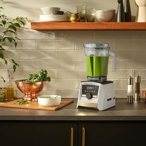 バイタミックス V3500i Vitamix A3500i  硬化ステンレス製ブレード採用 デジタルタイマー搭載 ゴールドホワイトの画像